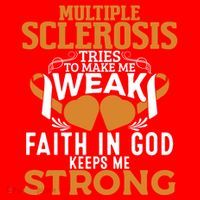 Multiple Sclerosis Awareness Orange Ribbon Funny Gift Santa Hat thumb 1
