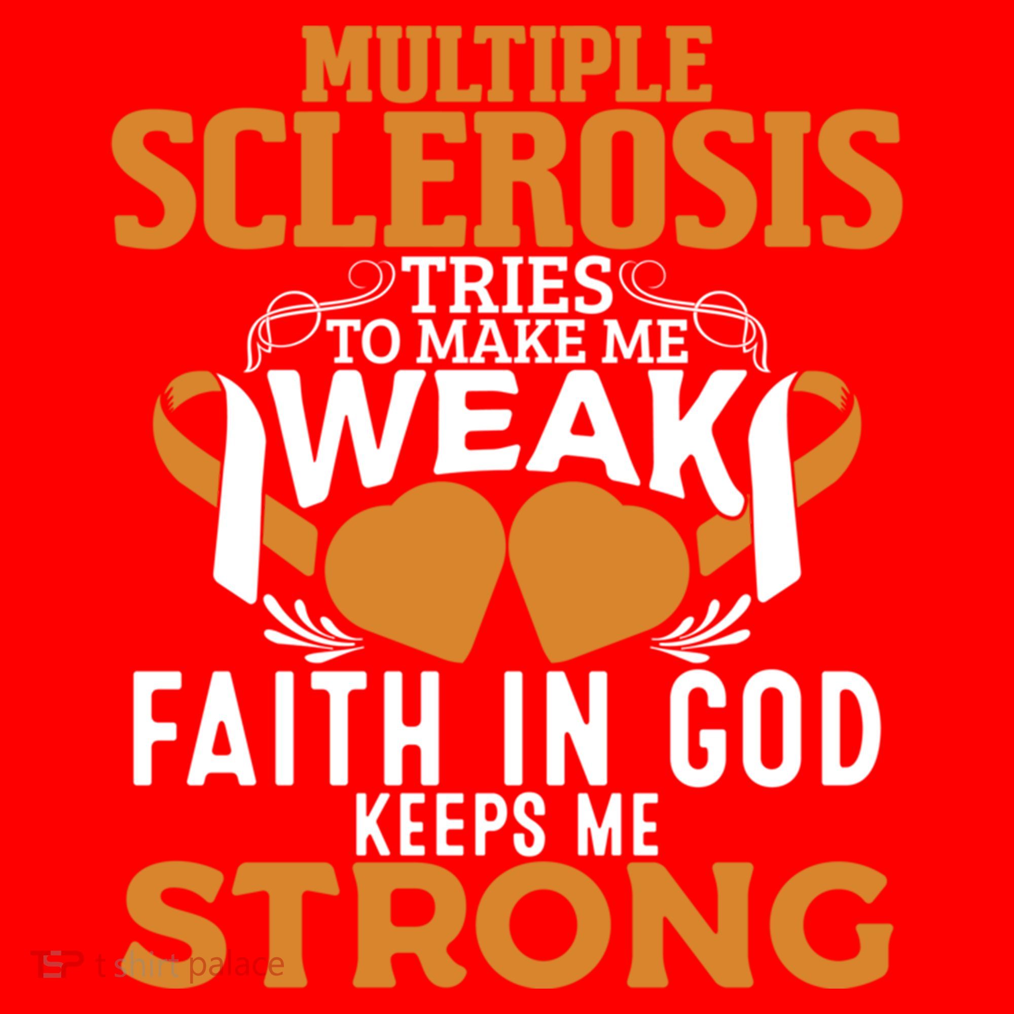 Multiple Sclerosis Awareness Orange Ribbon Funny Gift Santa Hat