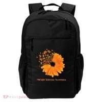 Multiple Sclerosis Awareness Ribbon Flower Ms Hope Fighter Cool Gift Backpack thumb 0