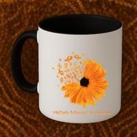 Multiple Sclerosis Awareness Ribbon Flower Ms Hope Fighter Cool Gift Coffee Mug thumb 2