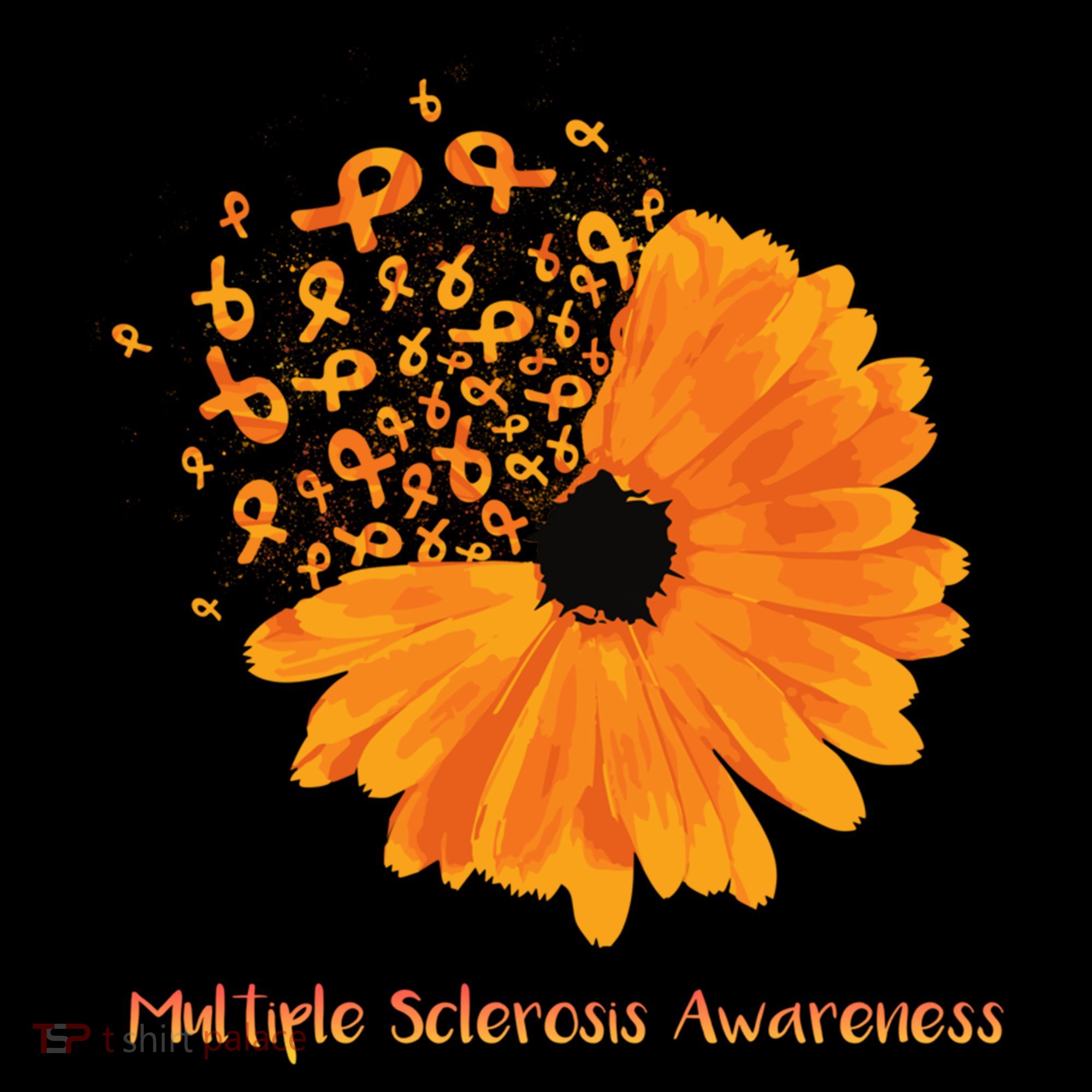 Multiple Sclerosis Awareness Ribbon Flower Ms Hope Fighter Cool Gift Coffee Mug