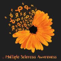 Multiple Sclerosis Awareness Ribbon Flower Ms Hope Fighter Cool Gift Hat thumb 2