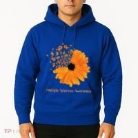 Multiple Sclerosis Awareness Ribbon Flower Ms Hope Fighter Cool Gift Hoodie thumb 2