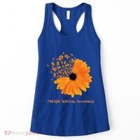 Multiple Sclerosis Awareness Ribbon Flower Ms Hope Fighter Cool Gift Women's Tank Top thumb 0