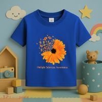 Multiple Sclerosis Awareness Ribbon Flower Ms Hope Fighter Cool Gift Toddler T-Shirt thumb 3