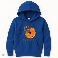 Multiple Sclerosis Awareness Ribbon Flower Ms Hope Fighter Cool Gift Kids Hoodie thumb 0