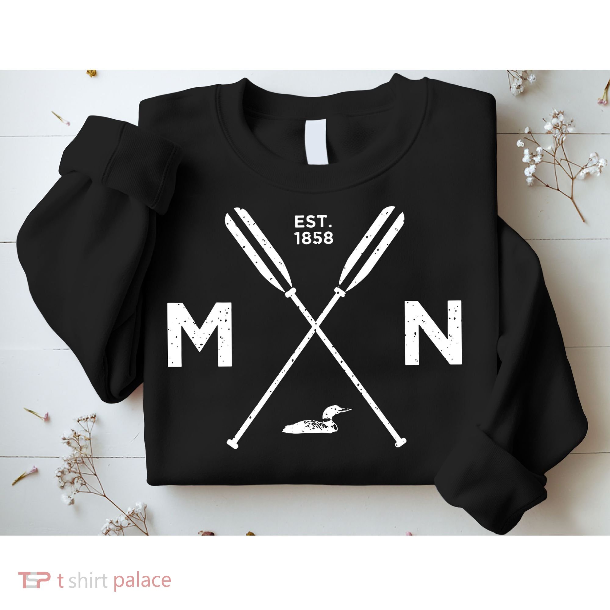 Minnesota State Awesome Mn Nice Adventure 1858 Loon Sweatshirt