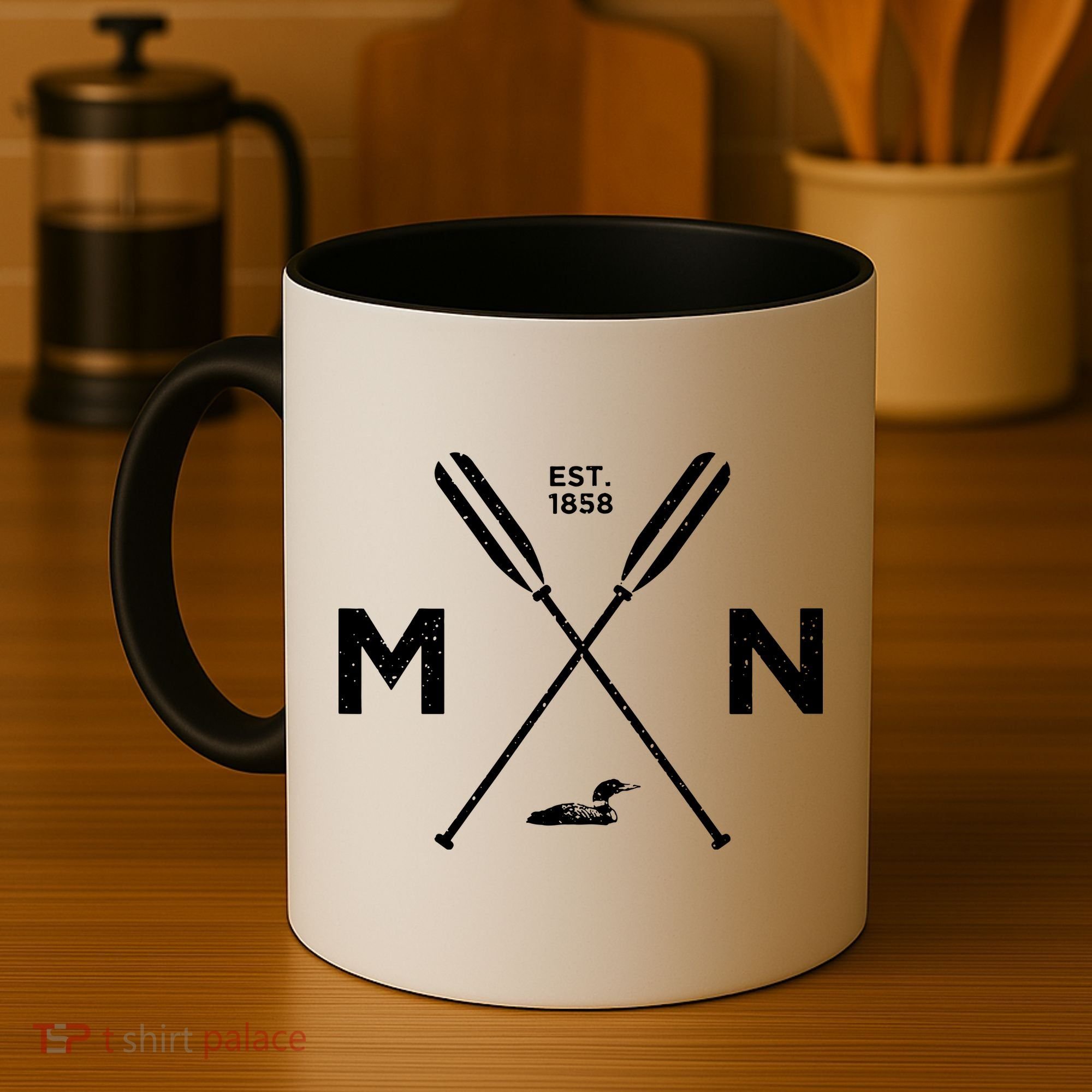 Minnesota State Awesome Mn Nice Adventure 1858 Loon Coffee Mug