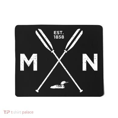 Minnesota State Awesome Mn Nice Adventure 1858 Loon Mousepad