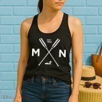 Minnesota State Awesome Mn Nice Adventure 1858 Loon Women's Tank Top thumb 2