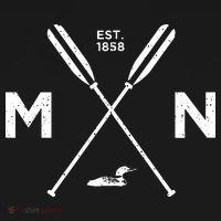 Minnesota State Awesome Mn Nice Adventure 1858 Loon Women's Tank Top thumb 5