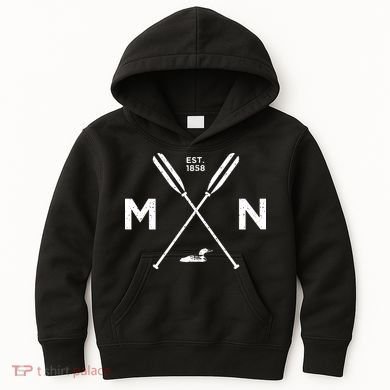 Minnesota State Awesome Mn Nice Adventure 1858 Loon Kids Hoodie