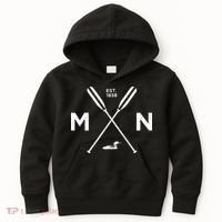 Minnesota State Awesome Mn Nice Adventure 1858 Loon Kids Hoodie thumb 0