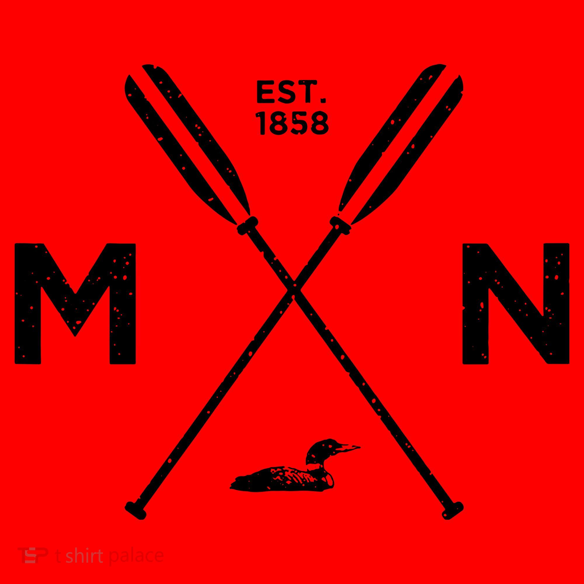 Minnesota State Awesome Mn Nice Adventure 1858 Loon Santa Hat