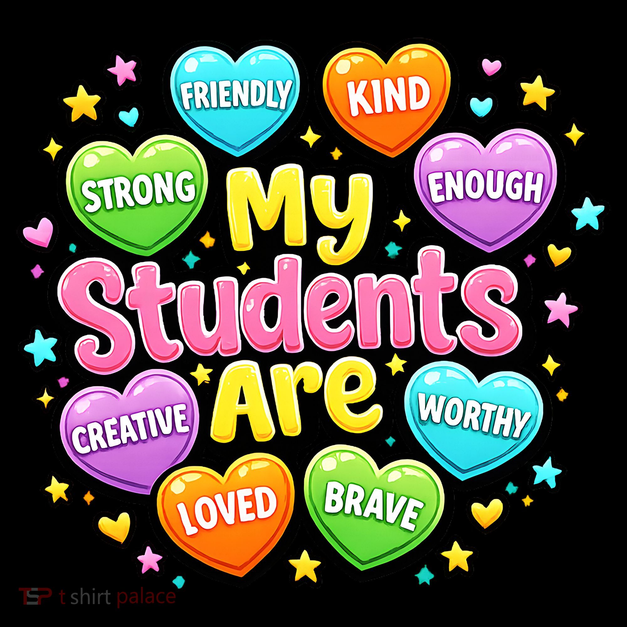 My Students Are Kind Strong Brave Women's Tank Top