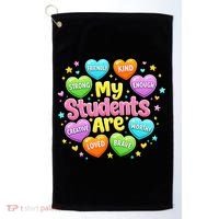 My Students Are Kind Strong Brave Golf Towel thumb 0
