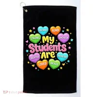 My Students Are Kind Strong Brave Golf Towel thumb 0