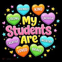 My Students Are Kind Strong Brave Visor thumb 3