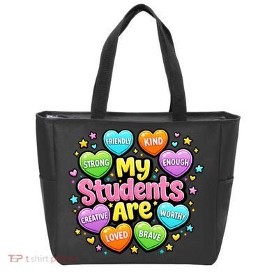 My Students Are Kind Strong Brave Tote Bag