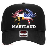 Maryland State American Usa Flag Blue Crab Hat thumb 0