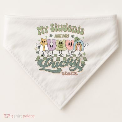 My Students Are My Lucky Charm USA-Made Doggie Bandana