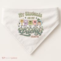 My Students Are My Lucky Charm USA-Made Doggie Bandana thumb 0