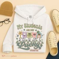 My Students Are My Lucky Charm Hoodie thumb 4