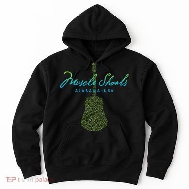 Muscle Shoals Alabama Guitar Design Hoodie