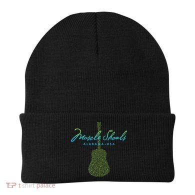 Muscle Shoals Alabama Guitar Design Beanie