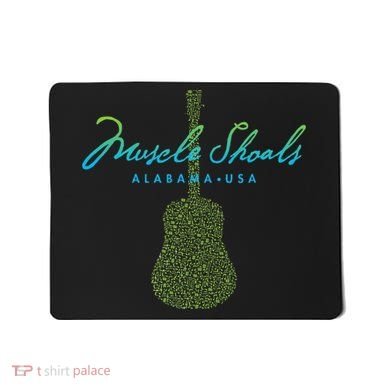 Muscle Shoals Alabama Guitar Design Mousepad