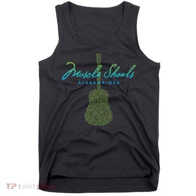 Muscle Shoals Alabama Guitar Design Tank Top