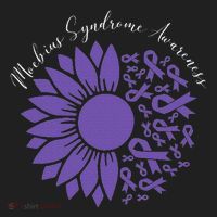 Moebius Syndrome Awareness Sunflower Purple Ribbon Support Beanie thumb 2