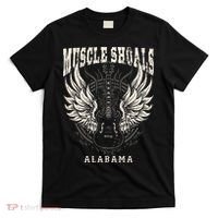 Muscle Shoals Alabama Vintage Guitar Wings T-Shirt thumb 0