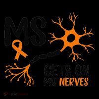 Multiple Sclerosis Awareness Gets On My Nerves Orange Coffee Mug thumb 5