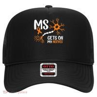 Multiple Sclerosis Awareness Gets On My Nerves Orange Hat thumb 0