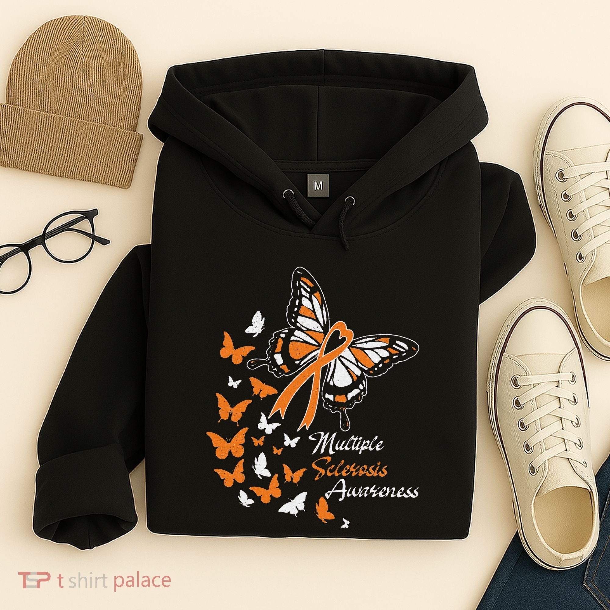 Multiple Sclerosis Awareness Butterflies Gift Hoodie