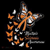 Multiple Sclerosis Awareness Butterflies Gift Sweatshirt thumb 3