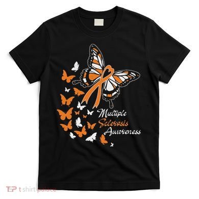 Multiple Sclerosis Awareness Butterflies Gift T-Shirt
