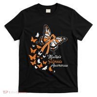 Multiple Sclerosis Awareness Butterflies Gift T-Shirt thumb 0
