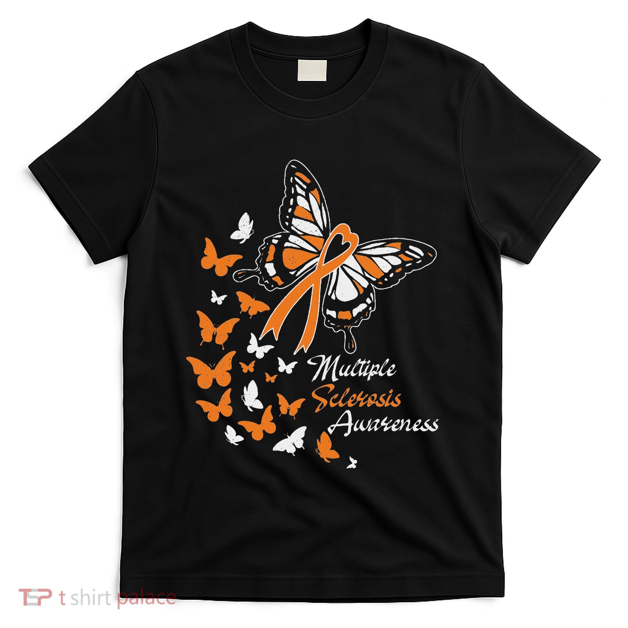 Multiple Sclerosis Awareness Butterflies Gift T-Shirt
