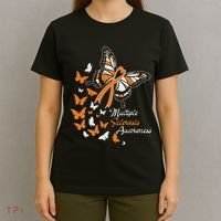Multiple Sclerosis Awareness Butterflies Gift T-Shirt thumb 4