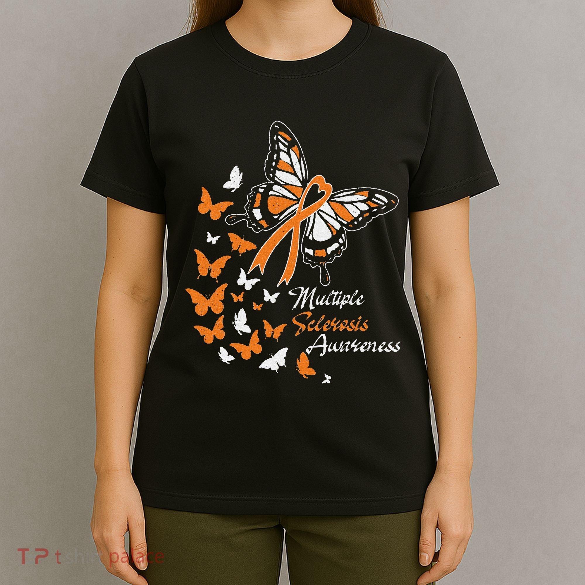 Multiple Sclerosis Awareness Butterflies Gift T-Shirt