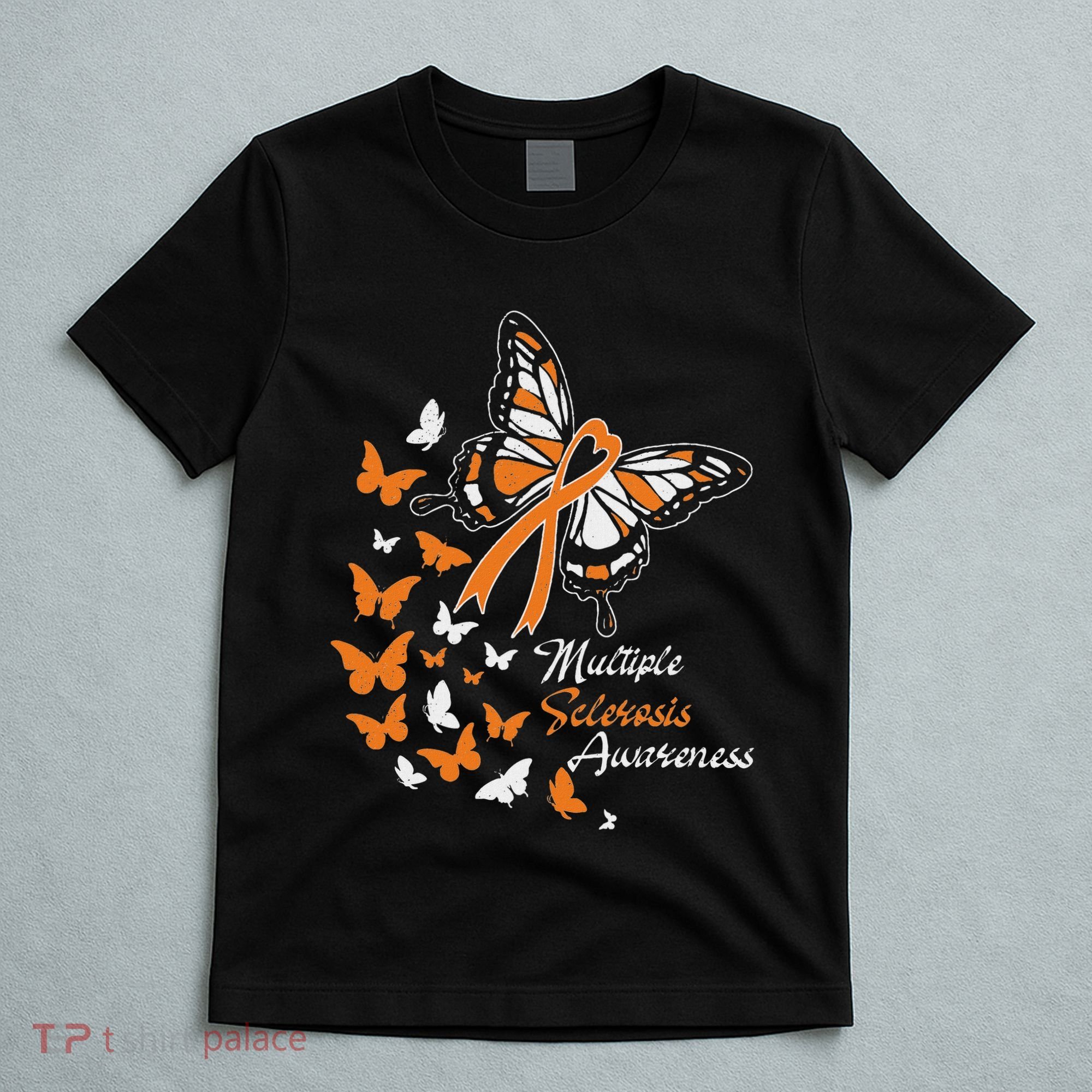Multiple Sclerosis Awareness Butterflies Gift T-Shirt