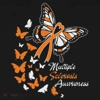 Multiple Sclerosis Awareness Butterflies Gift Bucket Hat thumb 4
