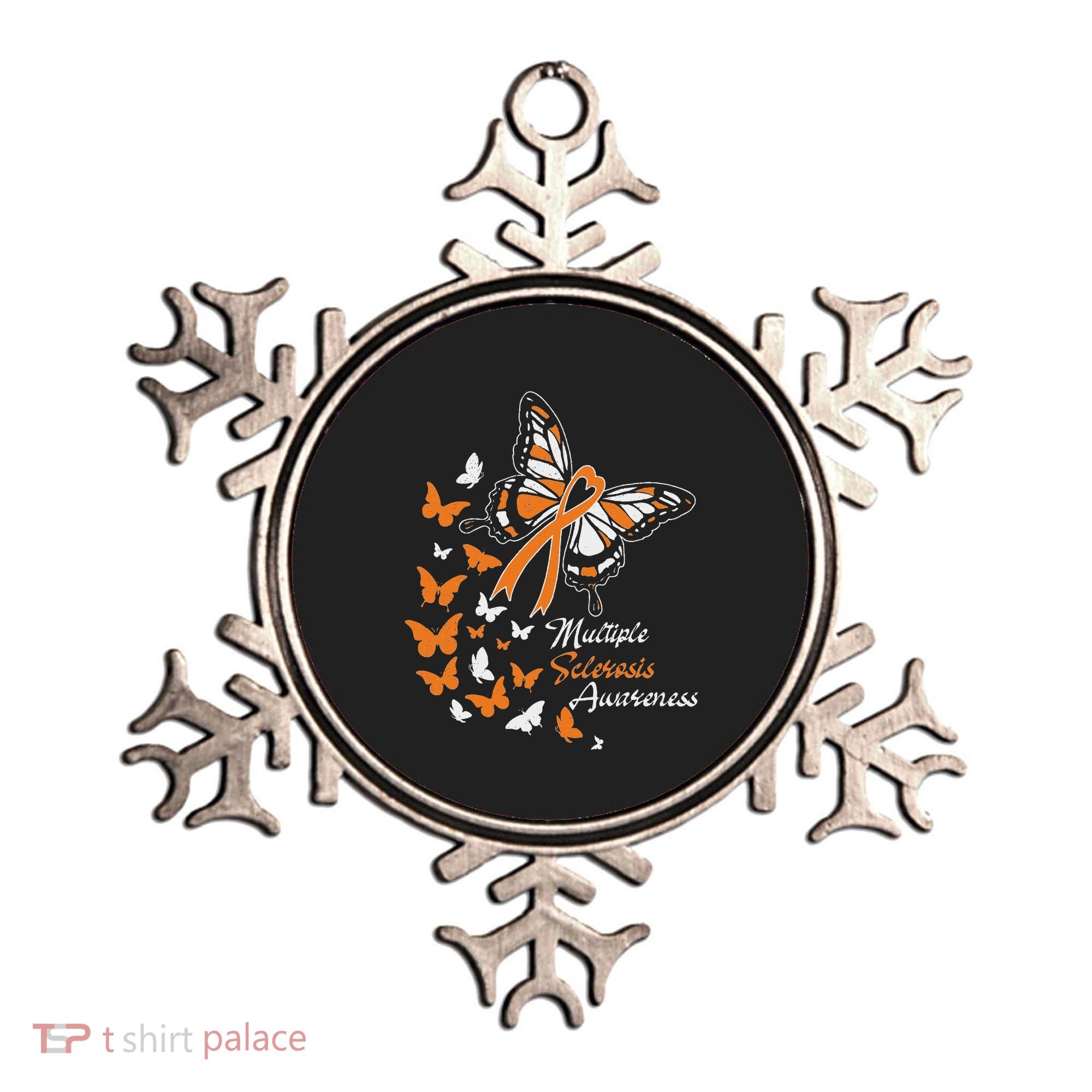Multiple Sclerosis Awareness Butterflies Gift Ornament