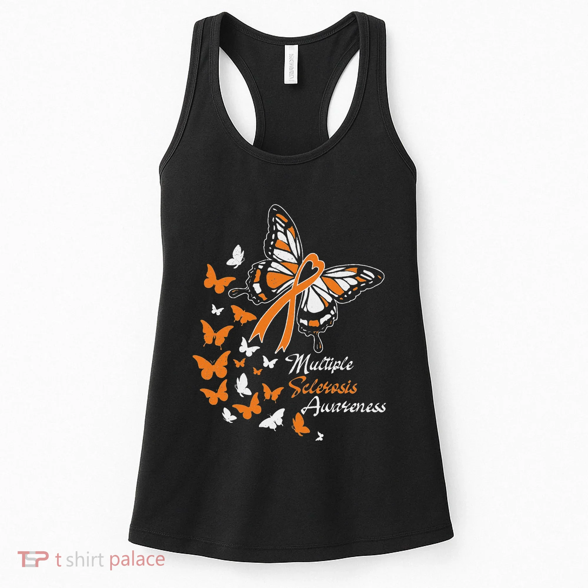 Multiple Sclerosis Awareness Butterflies Gift Women's Tank Top