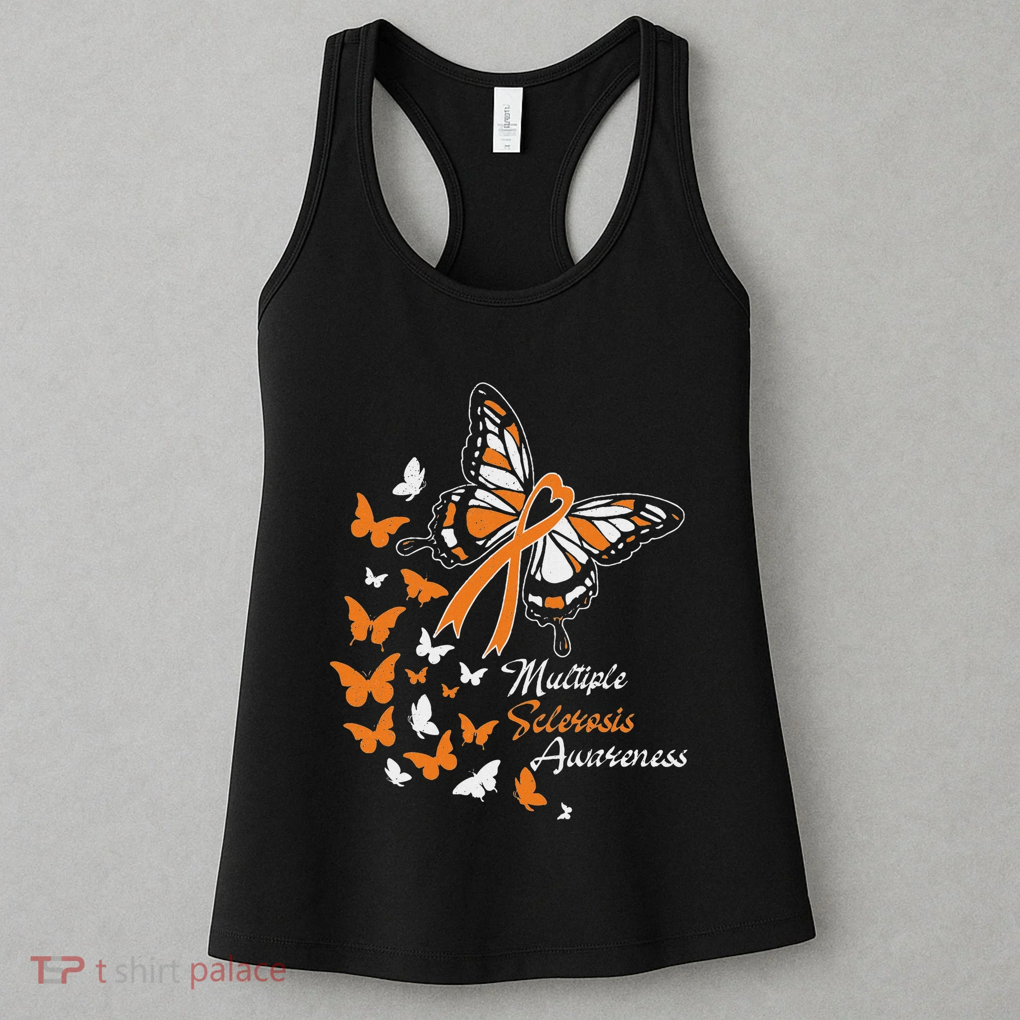 Multiple Sclerosis Awareness Butterflies Gift Women's Tank Top