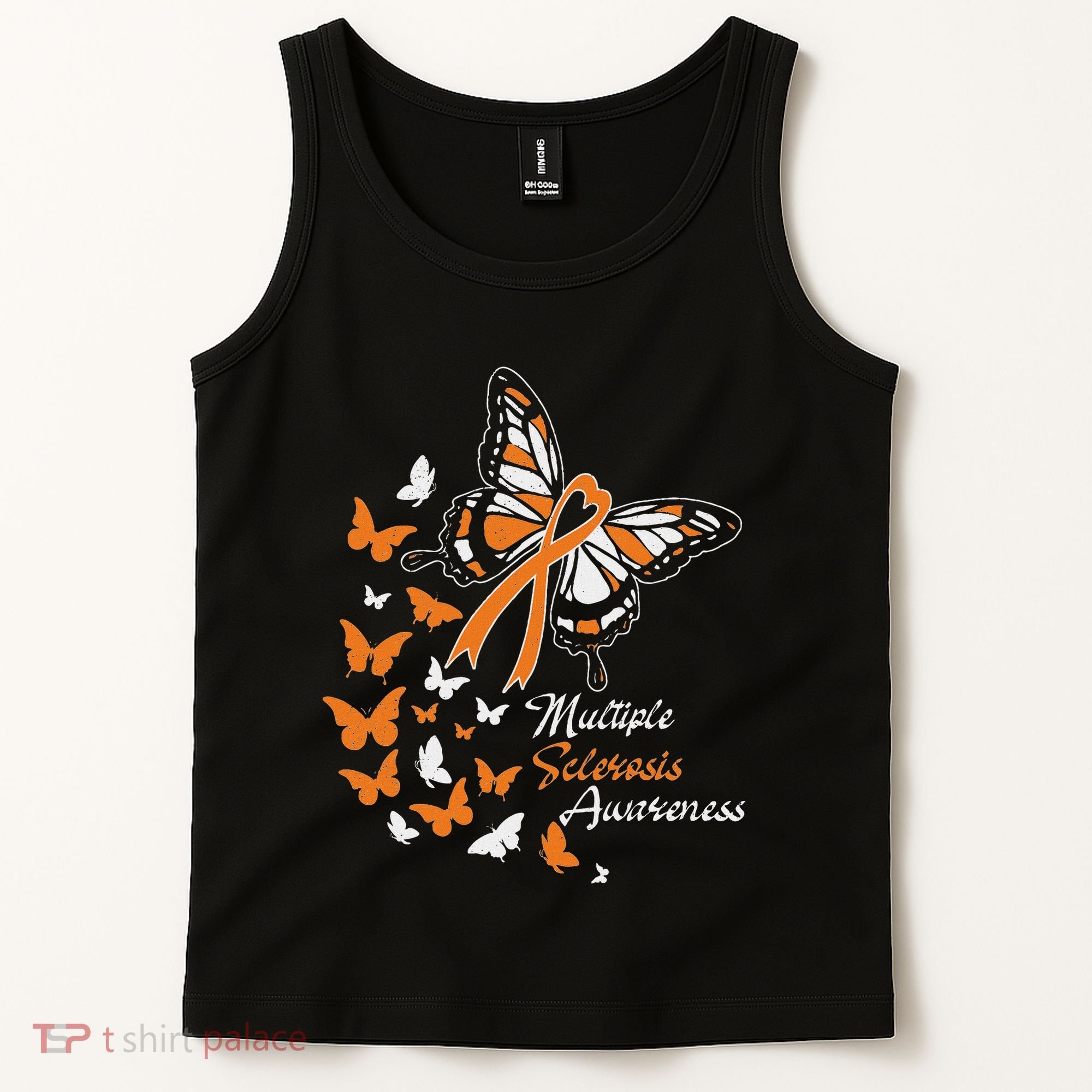 Multiple Sclerosis Awareness Butterflies Gift Tank Top