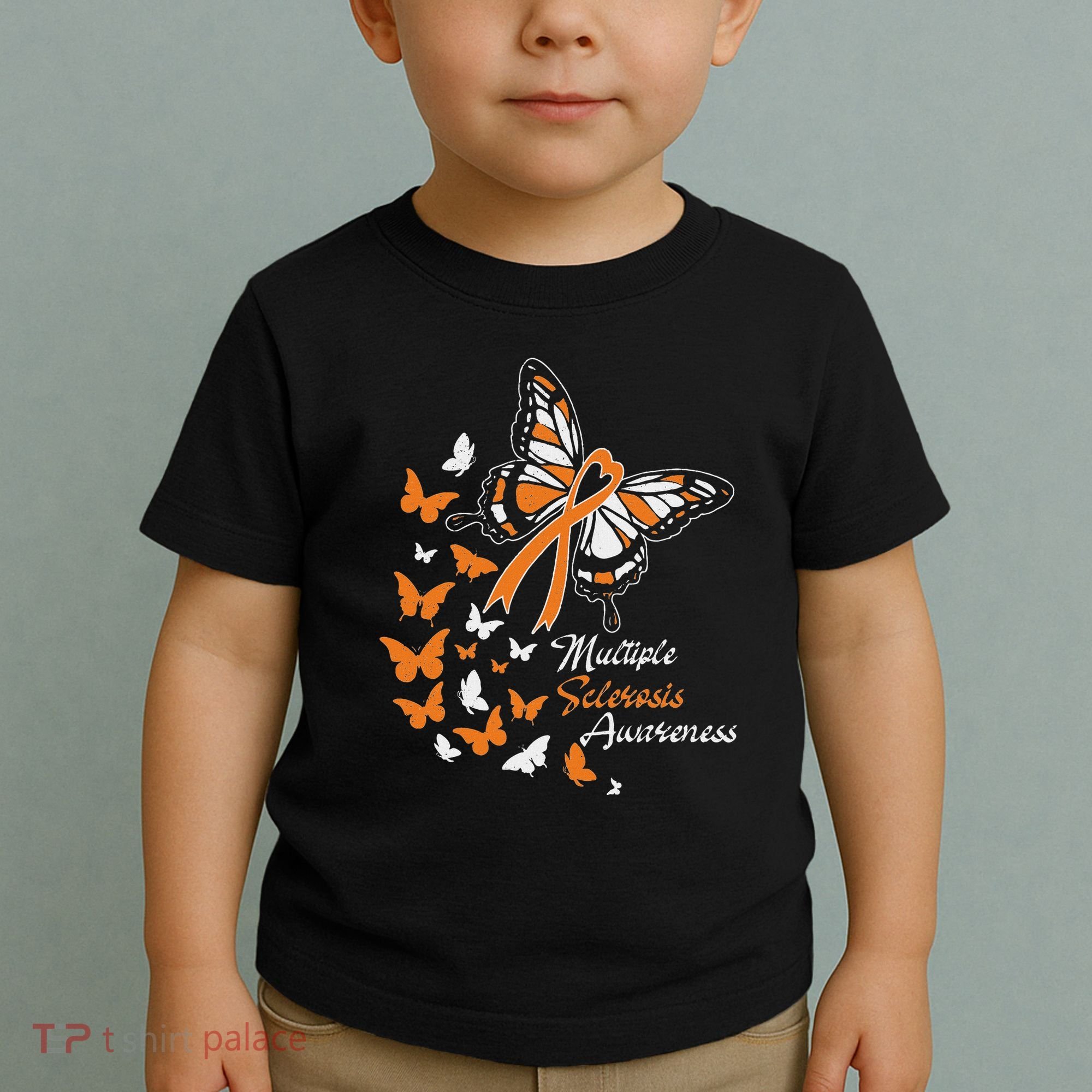 Multiple Sclerosis Awareness Butterflies Gift Toddler T-Shirt