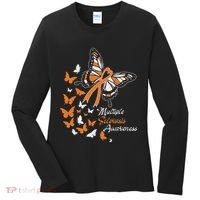 Multiple Sclerosis Awareness Butterflies Gift Women's Long Sleeve Shirt thumb 0